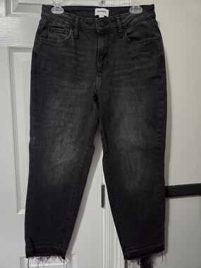 Sonoma Washed Black Ankle Crop Jeans
